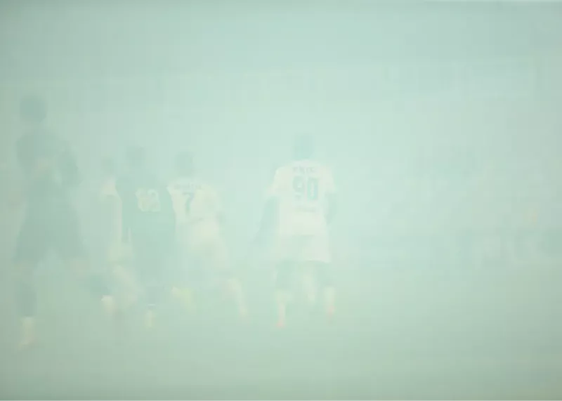 خیبر-گلگهر تحت تاثیر دود غلیظ (عکس)