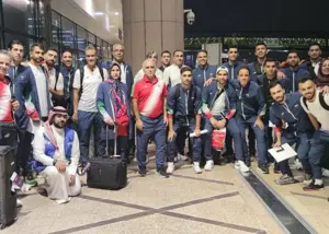 اولین تیم ورزش ایران وارد ریاض شد