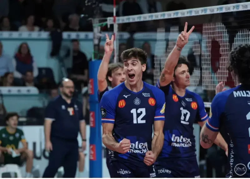 اوج هیجان در والیبال فرانسه با حضور یک ایرانی