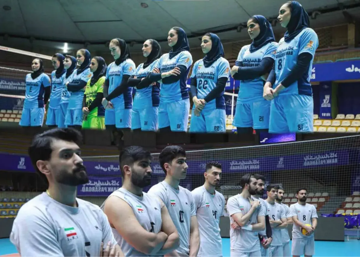 تیم ملی والیبال ایران به ریاض رسید