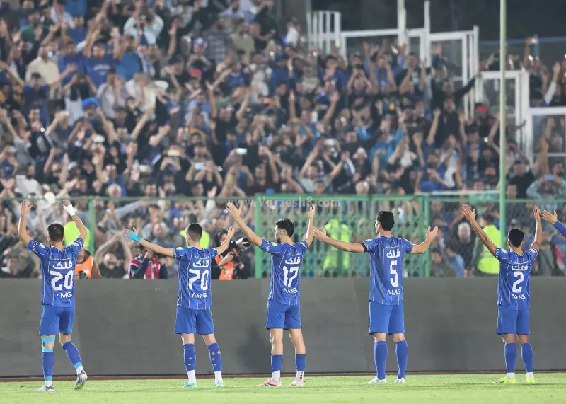 زبان‌ بدن مشترک استقلالی‌ها: احترام! (عکس)