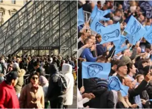 دستگیری یکی از سارقان لوور هنگام تماشای فوتبال