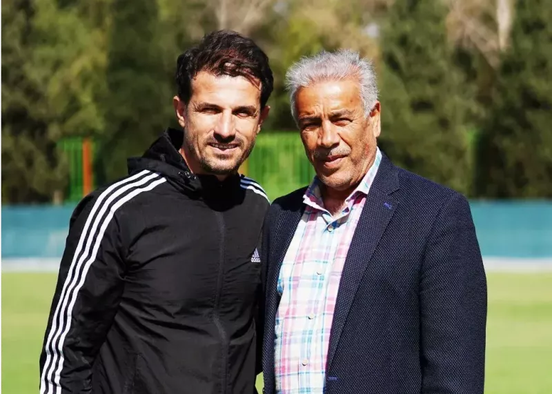 حضور سرمربی پرافتخار ذوبآهن در تمرین تیم