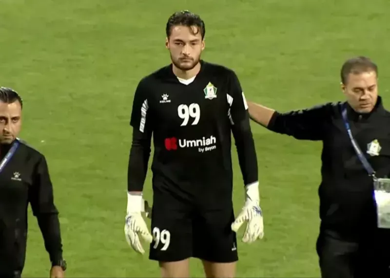 گلر الوحدات همه را نگران کرد (عکس)