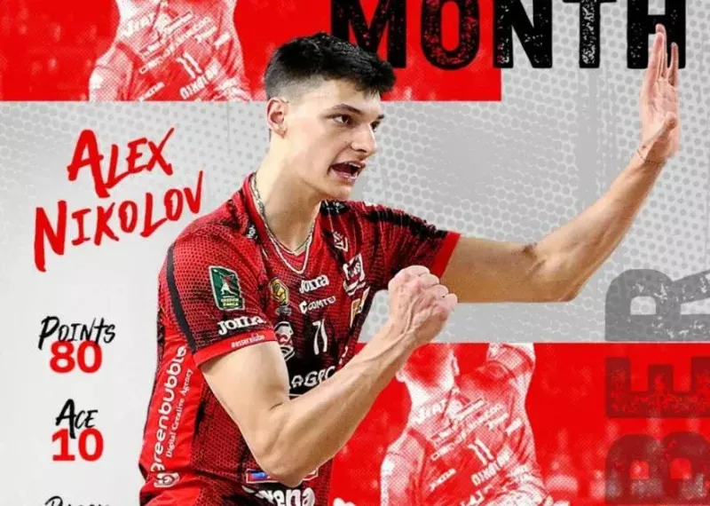 آماده‌ترین والیبالیست دنیا بازیکن ماه سری‌آ شد