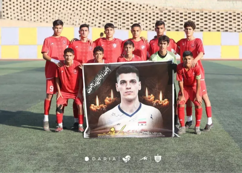 تیم پرسپولیس به یاد صابر کاظمی