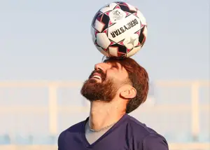 بیرانوند مدل سامورایی در تراکتور (عکس)