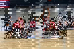 برتری تیم ملی بسکتبال با ویلچر مردان برابر چین