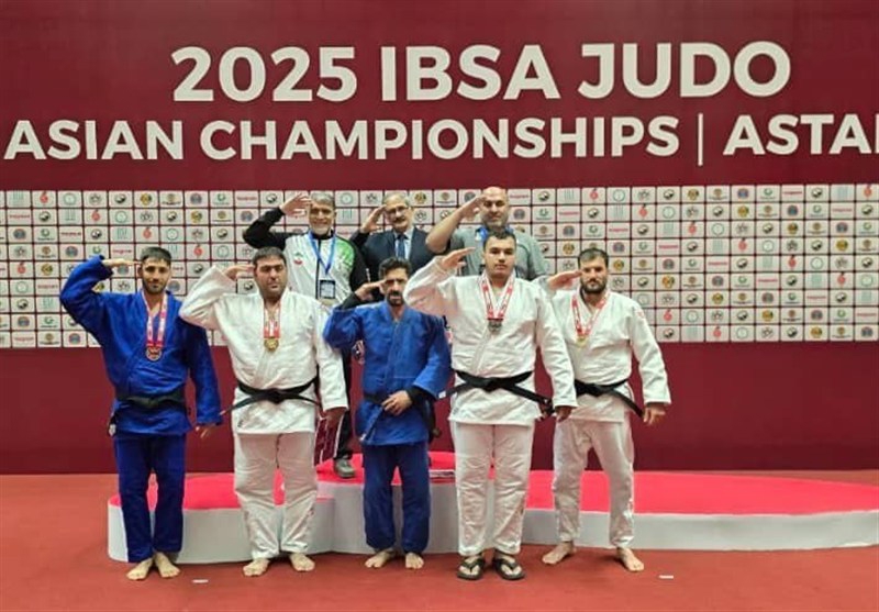 جودوی نابینایان قهرمانی آسیا| 2 طلا، یک نقره و یک برنز برای ایران