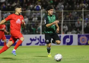 بازیکن جوان خیبر به یاد صابر کاظمی (عکس)