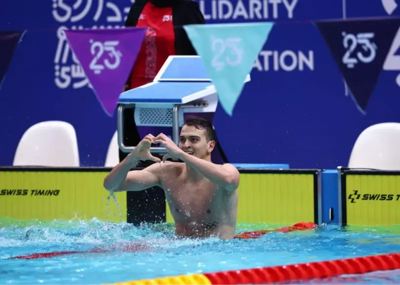 طلای شگفت انگیز شناگر ایرانی در ریاض