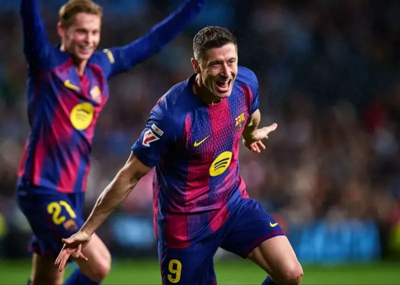 سلتاویگو ۲-۴ بارسلونا: فلیک در یک قدمی مادریدیها