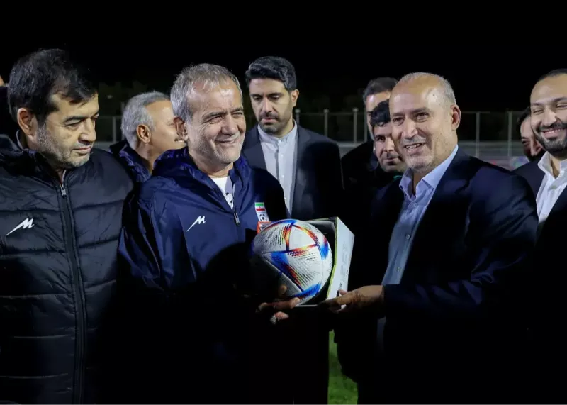 هدیه ویژه ملی‌پوشان به پزشکیان: بفرمایید تری‌اوندا