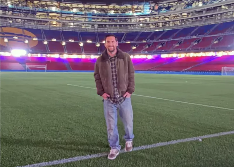 واکنش بارسا به حضور مسی در نوکمپ: خوش آمدی!