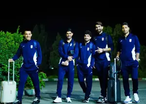 مشکل حل شد، ملی‌پوشان آماده پرواز (عکس)