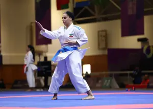 دختر کاراته کای ایران در یک قدمی طلا