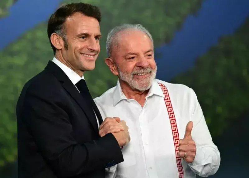 پیام جالب امانوئل مکرون برای رونالدو