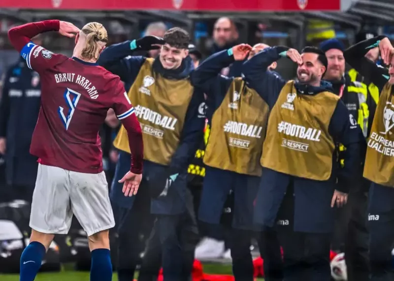 کل نروژ چیزبرگر مهمان ارلینگ هالند!