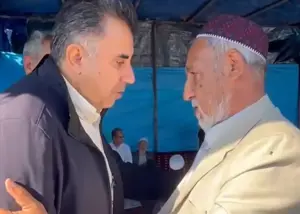 تسلیت حضوری شهداب به خانواده صابر کاظمی