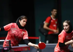 کاپیتان زنان پینگ پنگ ایران در یک قدمی طلا