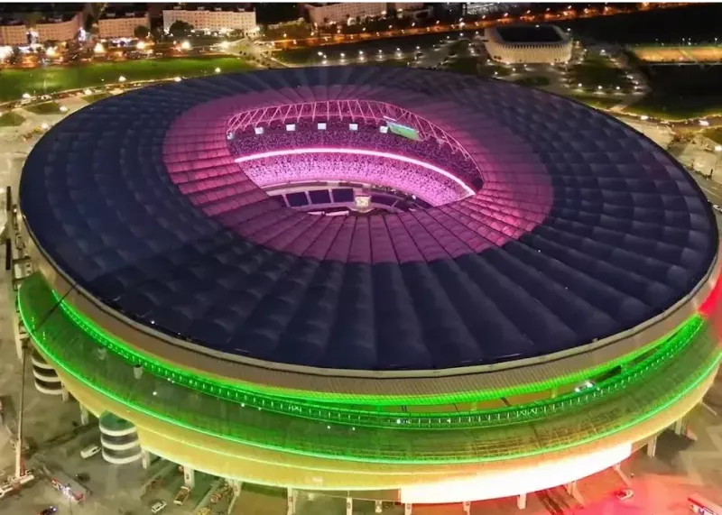 اسپانیا لرزید: افتتاح استادیوم فوق مدرن مراکش