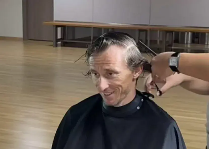 تغییر پس از ۱۱ سال: مدل موی جدید مودریچ (عکس)