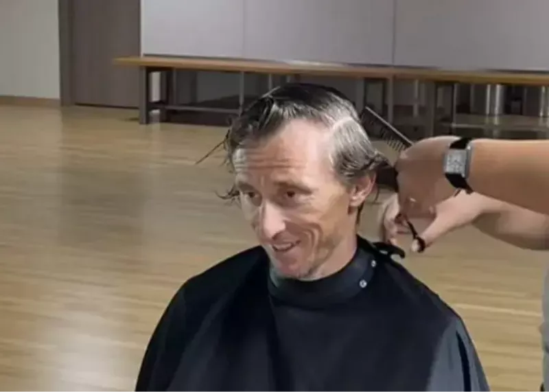 تغییر پس از ۱۱ سال: مدل موی جدید مودریچ (عکس)