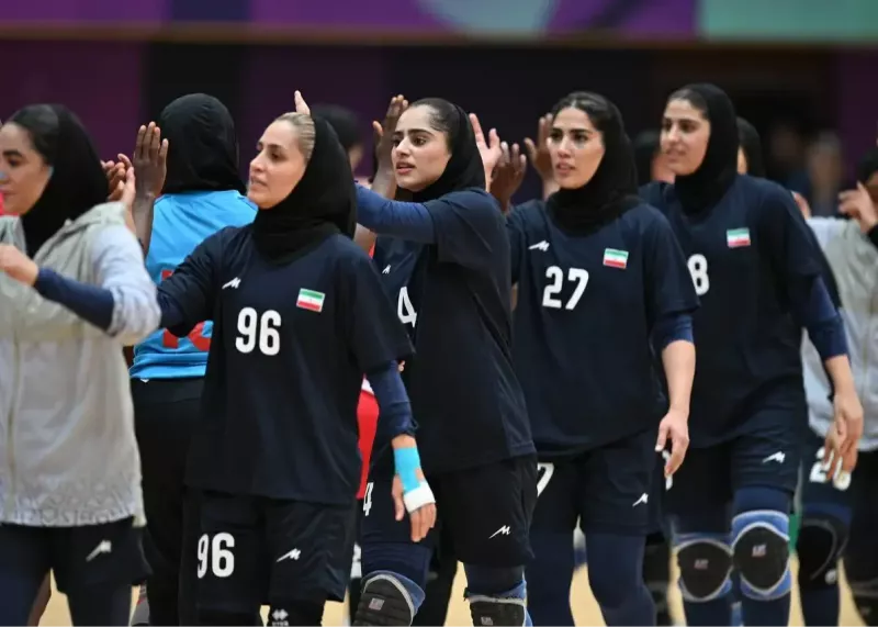 برد شیرین زنان هندبال ایران برابر گینه