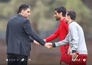 جانشین درویش تماشاگر برد پرسپولیس (عکس)