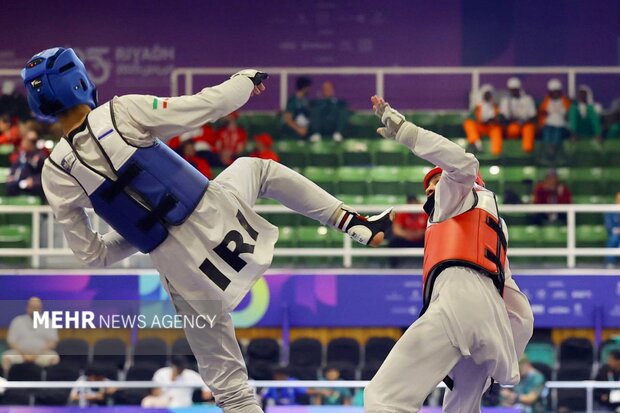 روژان گودرزی به یک چهارم نهایی تکواندو صعود کرد