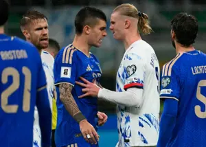 خشم هالند از شوخی زشت ستاره ایتالیا (عکس)