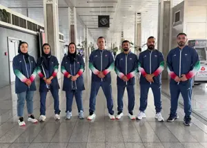 تیم ملی جوجیتسوی ایران وارد ریاض شد