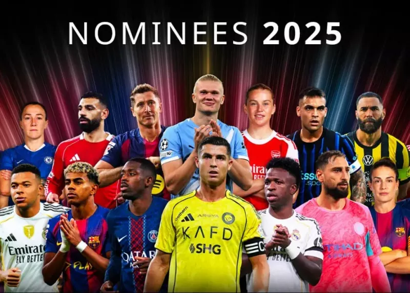 نامزدهای گلوب ساکر: دمبله، وینیسیوس و رونالدو