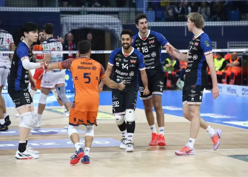 پیاتزا برنده قاطع دوئل با پدیده والیبال ایران