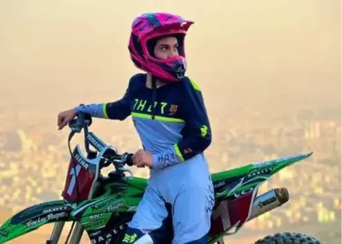 سانحه تلخ برای دختر موتورسوار در ‌پیست آزادی