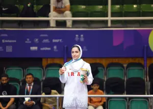 حمودی: مدالم را تقدیم دختران ایران می‌کنم