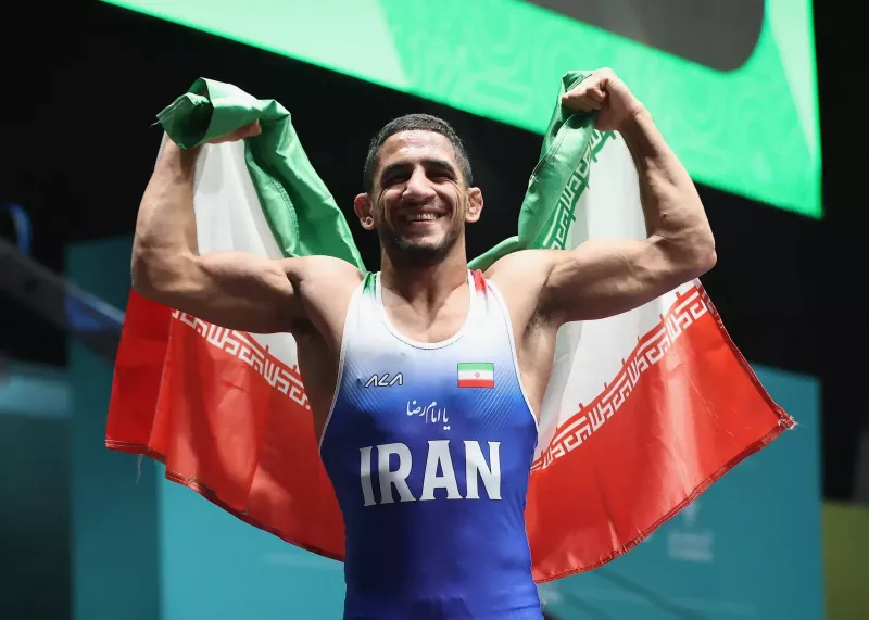 رحمان چراغ اول طلایی کشتی آزاد‌ را روشن کرد