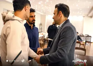 ضیافت مشترک خلیلی با ستاره‌های پرسپولیس