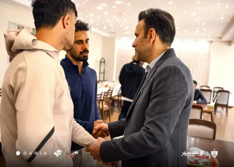 ضیافت مشترک خلیلی با ستاره‌های پرسپولیس