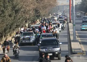 جشن بزرگ قهرمانی در افغانستان (عکس)