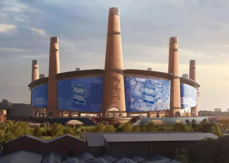 عجیب‌ترین استادیوم جهان: دودکش‌های 12 گانه