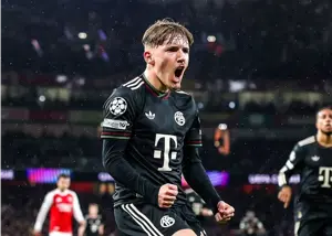 نوجوان ۱۷ ساله بایرن امارات را ساکت کرد