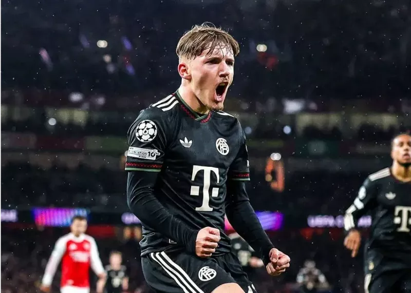 نوجوان ۱۷ ساله بایرن امارات را ساکت کرد