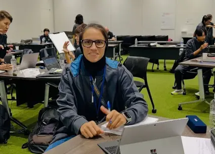 اولین زن ایرانی مدرک پروفشنال گرفت (عکس)