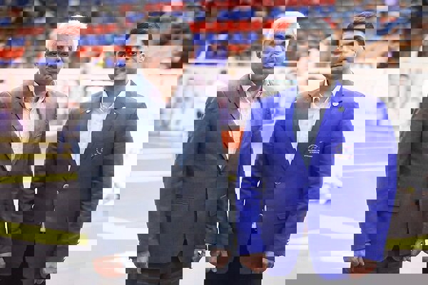 قضاوت اربابی و اکبرزاده در مسابقات تکواندو قهرمانی جهان