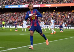 روز تاریخی بارسلونا: نوکمپ به احترام یامال ایستاد