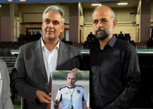 تجلیل از محرم نویدکیا با دسته‌گل و قاب عکس!