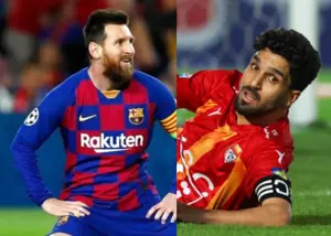 ساسان انصاری کنار مسی قرار گرفت!