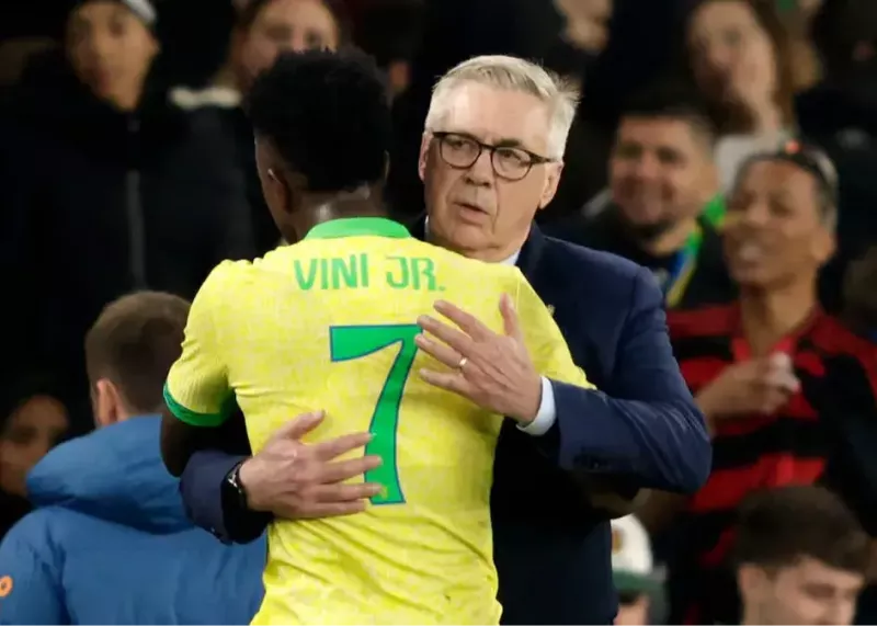 آنچلوتی علیه وینیسیوس: شاید دعوتش نکنم!