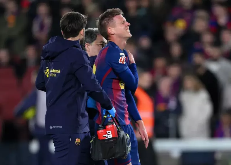 فداکاری بزرگ دنی اولمو برای بارسلونا (عکس)